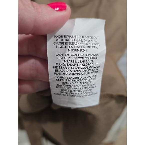 Wrangler Pearl‎ Snap Shirt Mens XL Tan Khaki Canvas Vintage Firm Finish - Picture 6 of 7